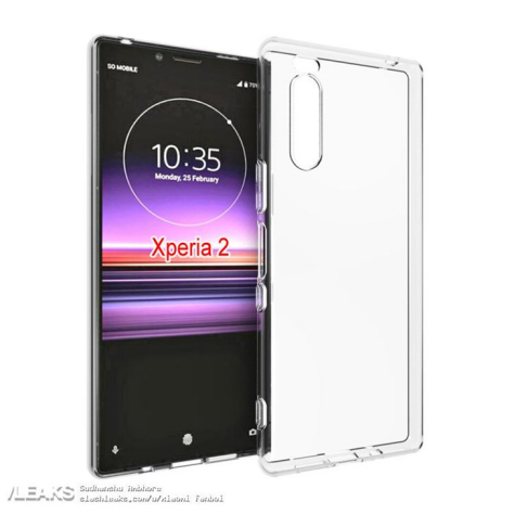 索尼绝不认输！新机Xperia 2渲染图曝光：带鱼屏＋后置三摄